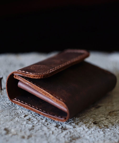 Atleather Akordeon Deri Cüzdan