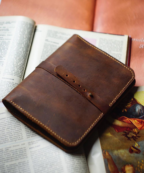 Atleather Atum Deri A4 Defter Kılıfı