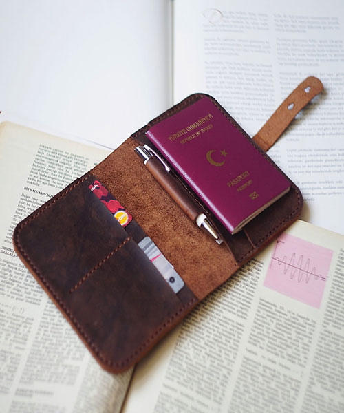 Atleather Atum Not Defteri ve Pasaport Kılıfı