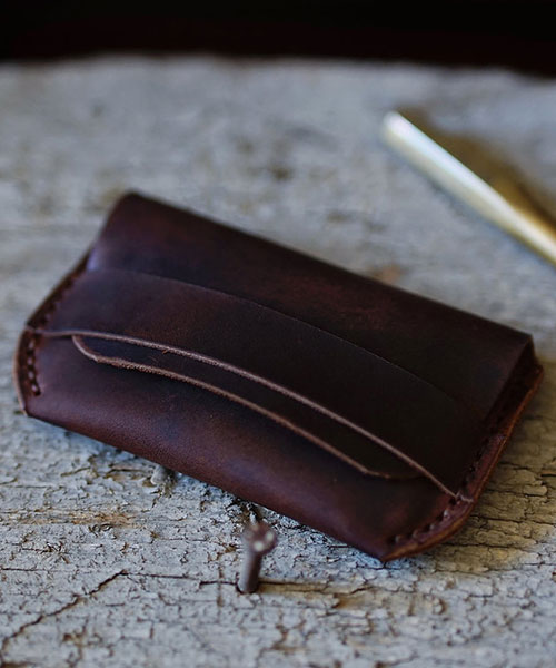 Atleather Avuçiçi Deri Kartlık