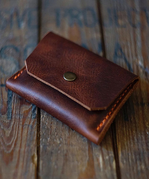 Atleather Avuçiçi Deri Kartlık Frisco Taba