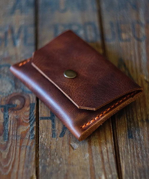 Atleather Avuçiçi Deri Kartlık Frisco Taba