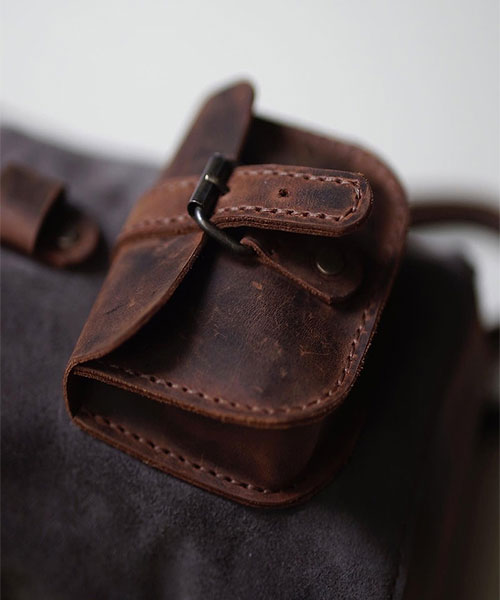 Atleather Deri Sırt Çantası Küçük