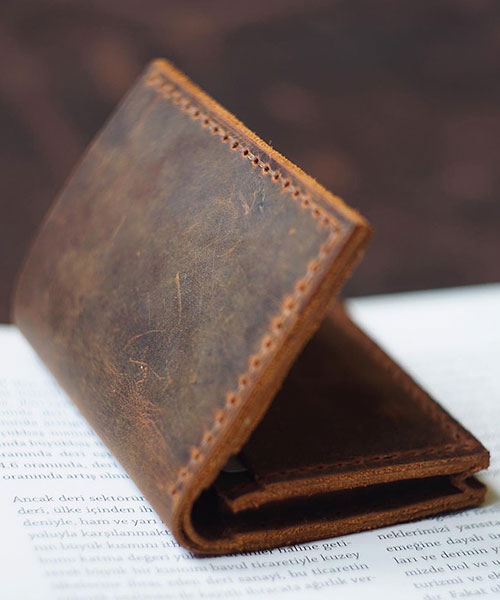 Atleather Körüklü Deri Cüzdan