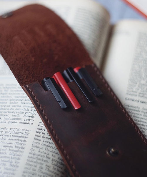 Atleather Klasik Deri Kalemlik