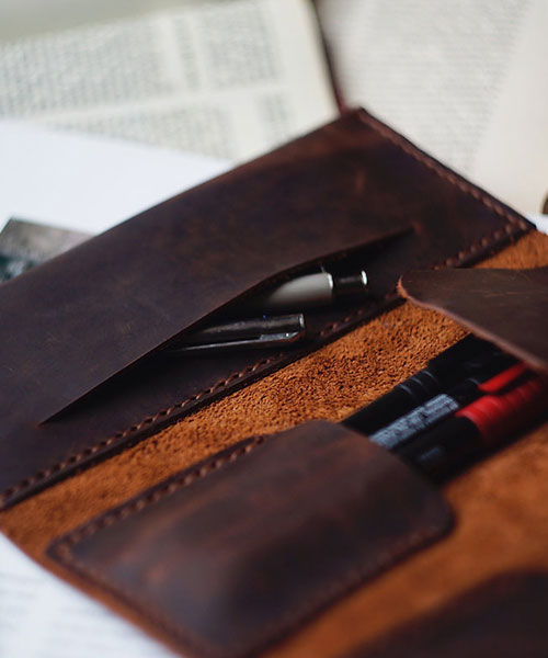 Atleather Organizer Kalemlik Taba