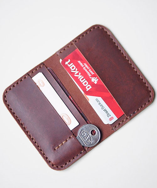 Atleather Sedna Avuçiçi Deri Kartlık