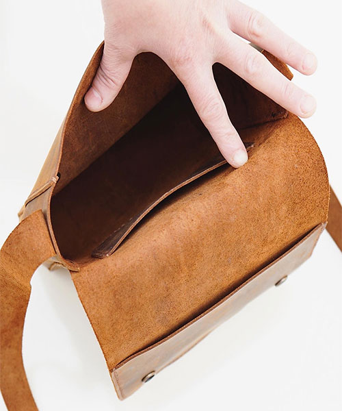 Atleather Unisex Deri Postacı Çantası