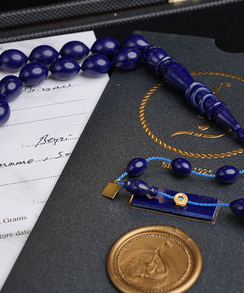 Bahri Bülbül Arizona Lapis Lazuli Tespih