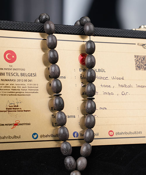 Bahri Bülbül Mavi Mahoe Ağacı Tespih