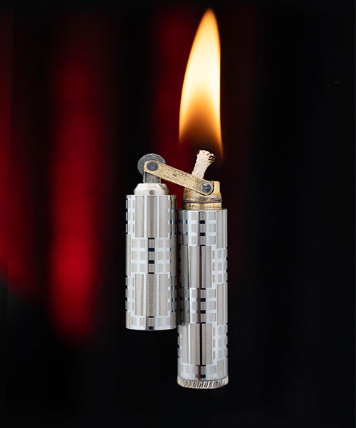 Cakalighter Çakmak Milano Desen Gümüş