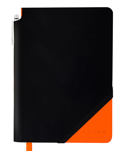 Cross Ac273-1S Jotzone Defter Small Siyah Turuncu - Çizgili