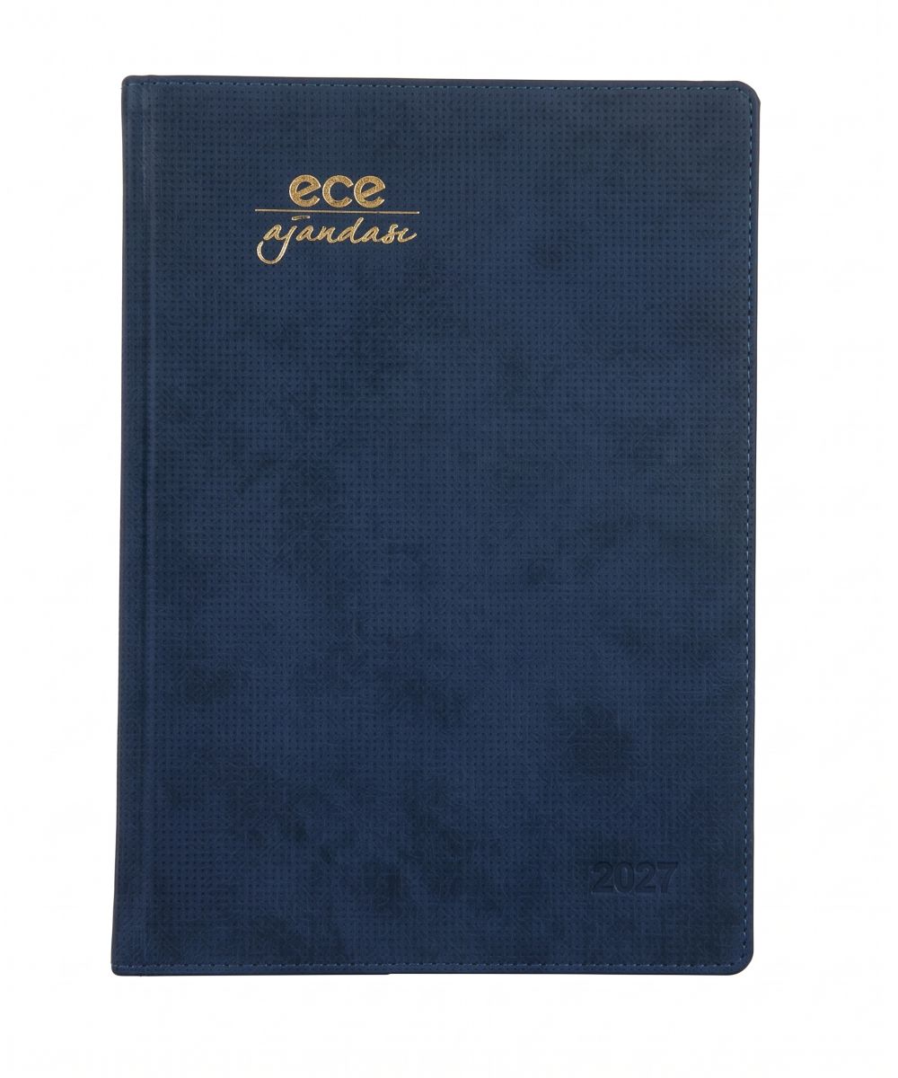 ECE AJANDA 20x28 ÇEŞME HAFTALIK ÇİZGİLİ LACİVERT
