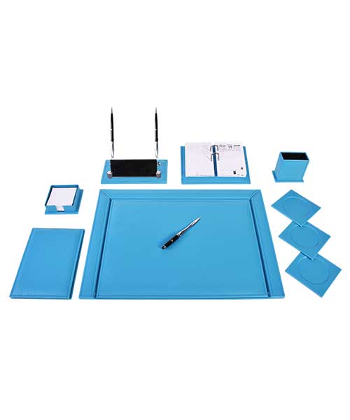 Gülpaş 11 Parça Lüks Renkli Sümen Takımı Turkuaz 283