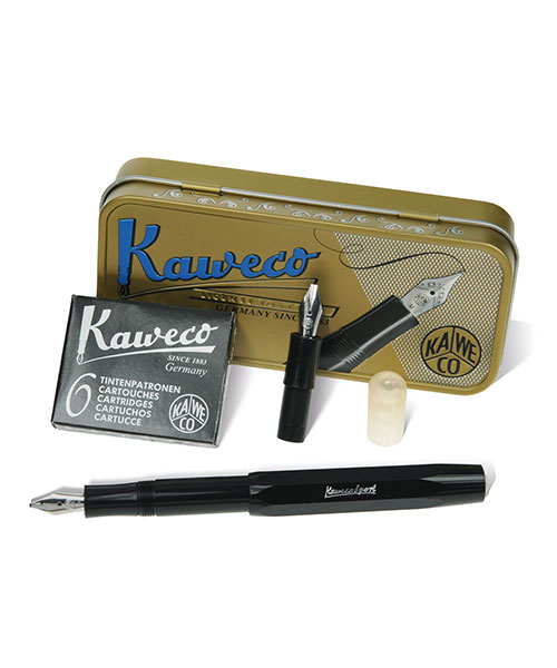 Kaweco 10000812 Kaligrafi Set S Siyah