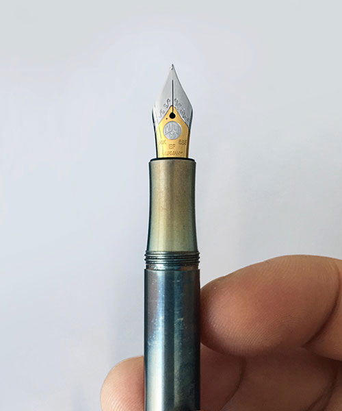 Kaweco 10000852 Lılıput Fireblue Staınless Steel Dolma Kalem (M)