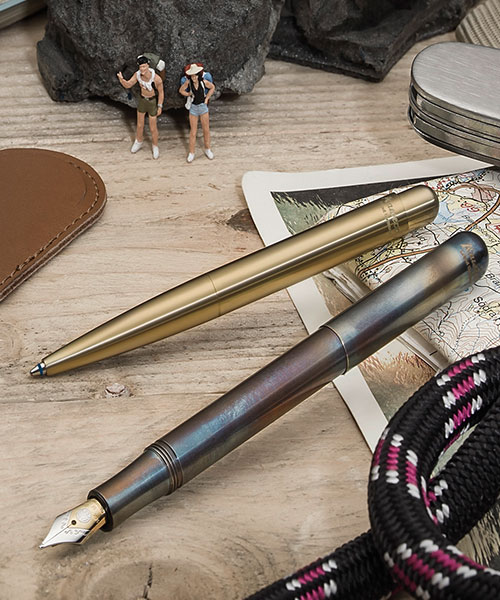 Kaweco 10000852 Lılıput Fireblue Staınless Steel Dolma Kalem (M)