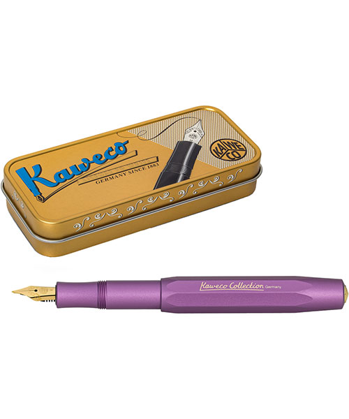 Kaweco 10002128 Al Sport Collection Dolma Kalem Metalik Mor M Uç