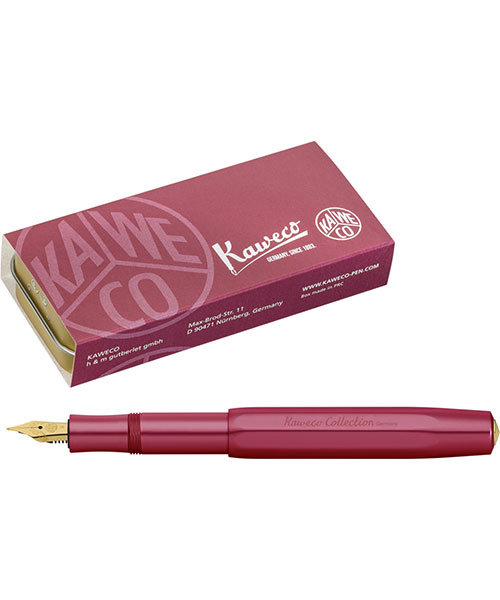 Kaweco 11000148 Al Sport Collection Dolma Kalem Yakut Kırmızısı F Uç