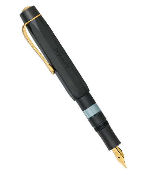 Kaweco 11000326 Al Sport Pıston Fıller Siyah Dolma Kalem F Uç
