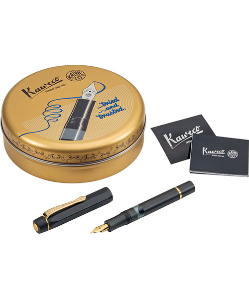 Kaweco 11000326 Al Sport Pıston Fıller Siyah Dolma Kalem F Uç