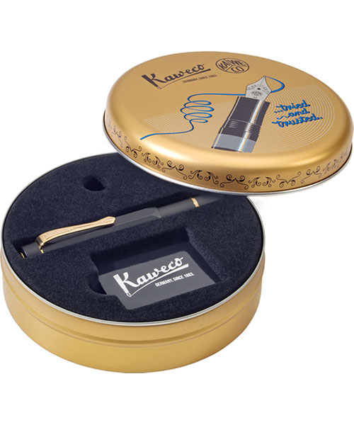 Kaweco 11000326 Al Sport Pıston Fıller Siyah Dolma Kalem F Uç