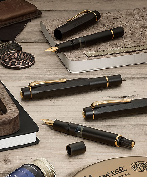 Kaweco 11000326 Al Sport Pıston Fıller Siyah Dolma Kalem F Uç