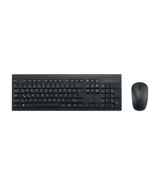 Kablosuz Özgürlük ve Sessiz Konfor: Kensington EQ KM150 Kablosuz Klavye ve Mouse Set - K75562TR