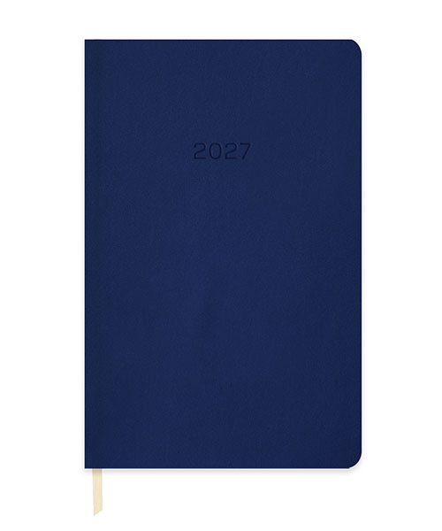 Keskincolor 2027 14*20 Günlük Termo Deri Ajanda Lacivert 600239-99