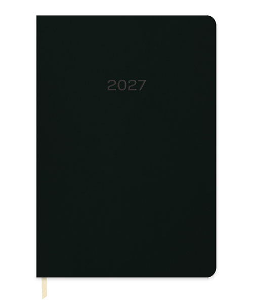 Keskincolor 2027 16*24 Günlük Termo Deri Ajanda Siyah 600246-99