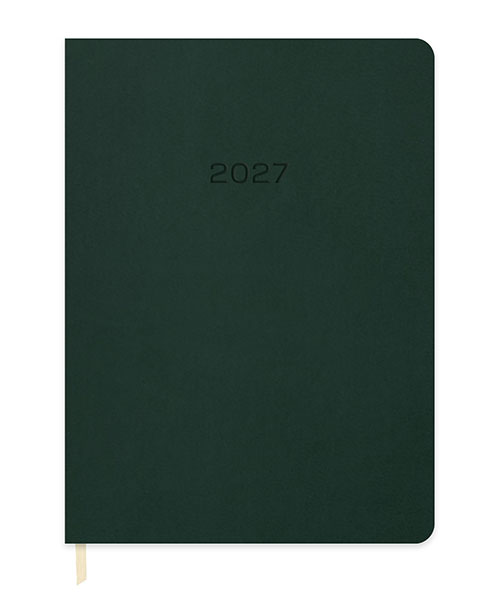 Keskincolor 2027 16*24 Günlük Termo Deri Ajanda Yeşil 600247-99