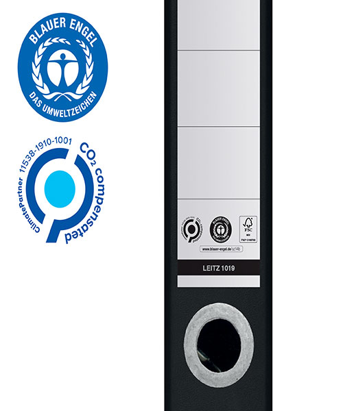 Leitz Recycle Klasor 180° A4 50mm 10190095 Siyah