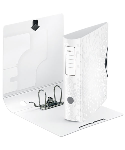 Leitz Klasör 180° PP Active WOW Geniş Metalik Beyaz 11060001