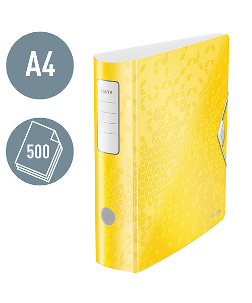 Leitz Klasör 180° PP Active WOW Geniş Metalik Sarı 11060016