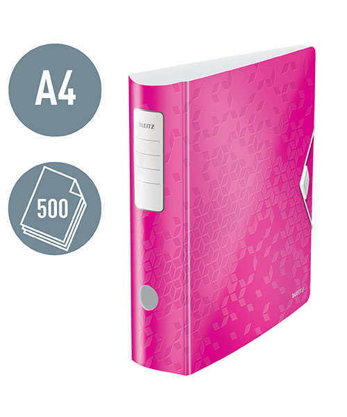 Leitz Klasör 180° PP Active WOW Geniş Metalik Pembe 11060023