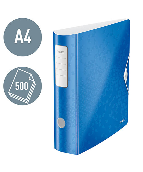 Leitz Klasör 180° PP Active WOW Geniş Metalik Mavi 11060036