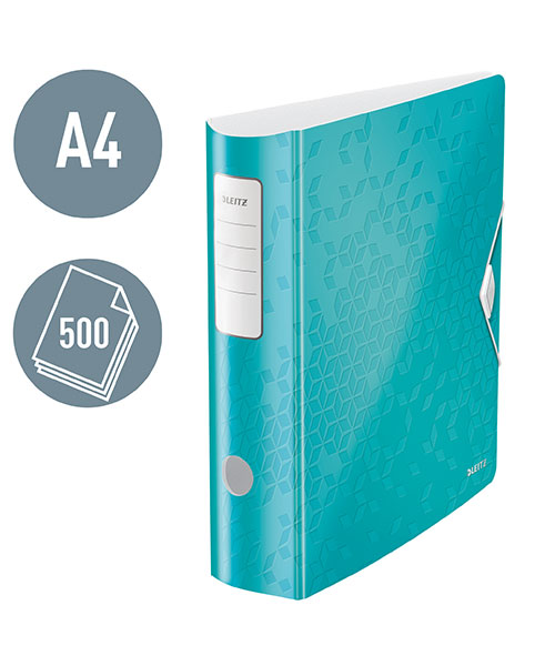 Leitz Klasör 180° PP Active WOW Geniş Metalik Buz Mavisi 11060051