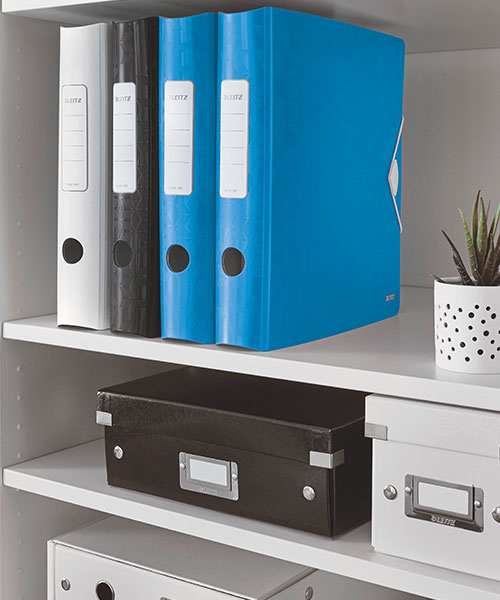 Leitz Klasör 180° PP Active WOW Dar Metalik Mavi 11070036
