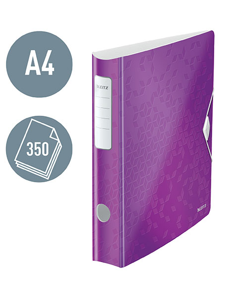 Leitz Klasör 180° PP Active WOW Dar Metalik Mor 11070062