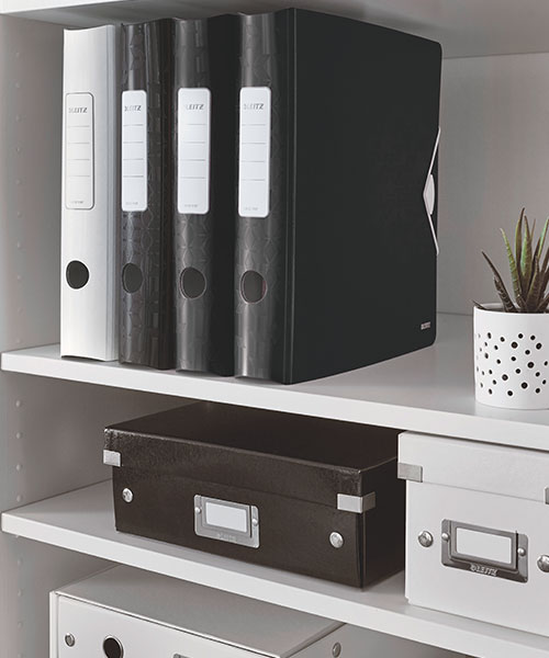 Leitz Klasör 180° PP Active WOW Dar Metalik Siyah 11070095
