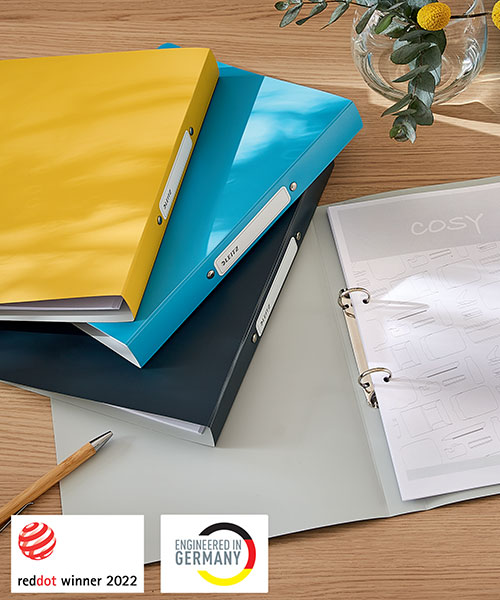 Leitz Cosy 2 Halkalı Klasör Sarı  42380019