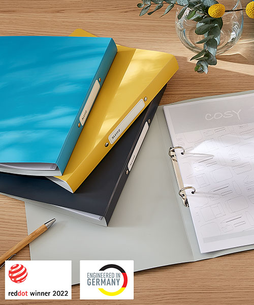 Leitz Cosy 2 Halkalı Klasör Mavi  42380061