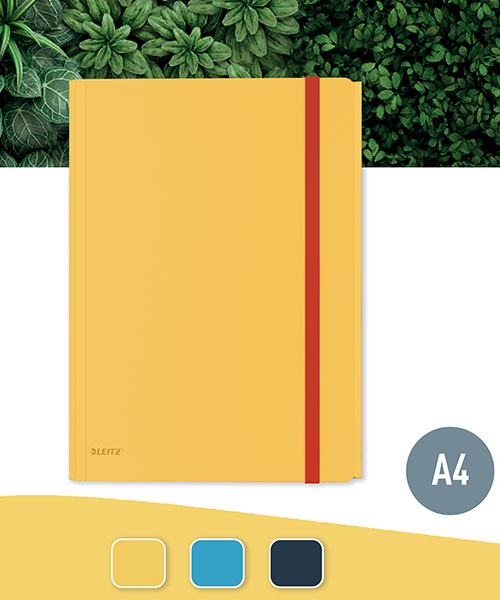 Leitz Cosy Cepli Mobil Lastik Kilitli İnce Dosya A4 46190019 Sarı