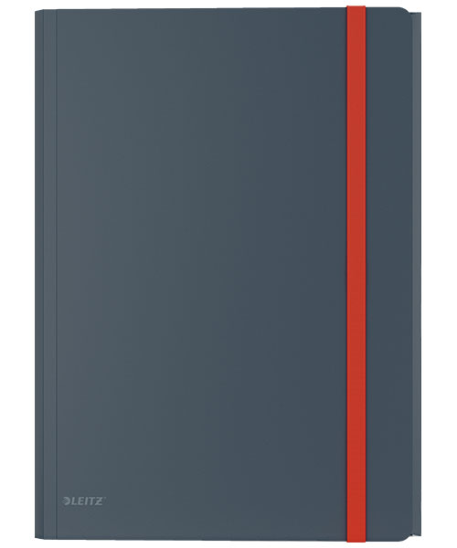 Leitz Cosy Cepli Mobil Lastik Kilitli İnce Dosya A4 46190089 Gri