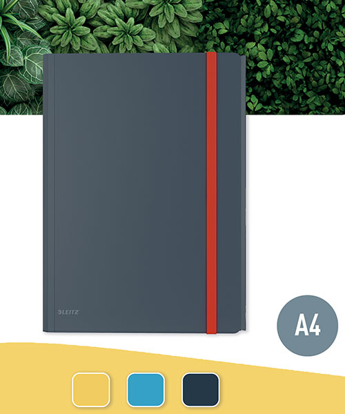 Leitz Cosy Cepli Mobil Lastik Kilitli İnce Dosya A4 46190089 Gri