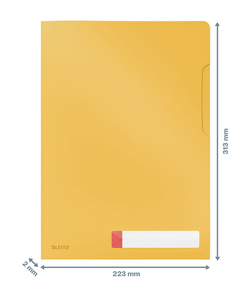 Leitz Cosy L Gizlilik Dosyası A4 47080019 Sarı