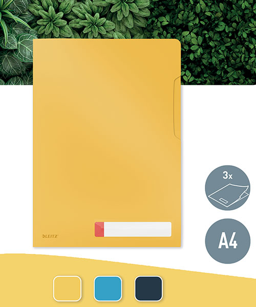 Leitz Cosy L Gizlilik Dosyası A4 47080019 Sarı