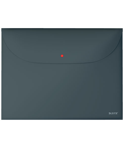 Leitz Cosy Çıtçıtlı 2 Cepli Gizlilik Dosyası A4 47090089 Gri