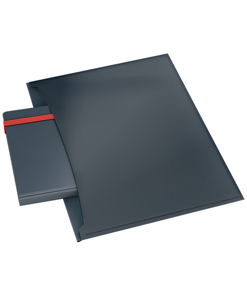 Leitz Cosy Çıtçıtlı 2 Cepli Gizlilik Dosyası A4 47090089 Gri