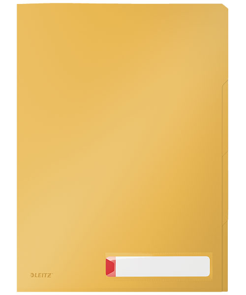 Leitz Cosy 3 Bölmeli L Gizlilik Dosyası A4 47160019 Sarı